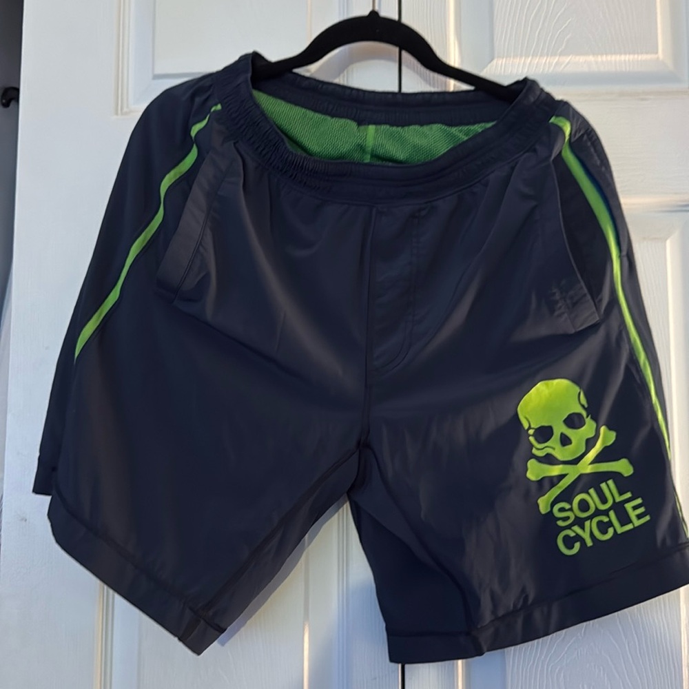 Men’s lined pace breaker SoulCycle shorts